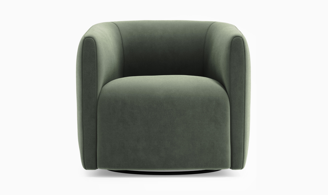 Bernhardt Aline Fabric Swivel Chair-Jennifer