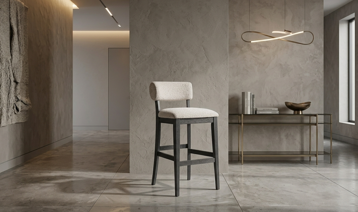 Bernhardt Amos Wooden Bar Stool-Jennifer Furniture