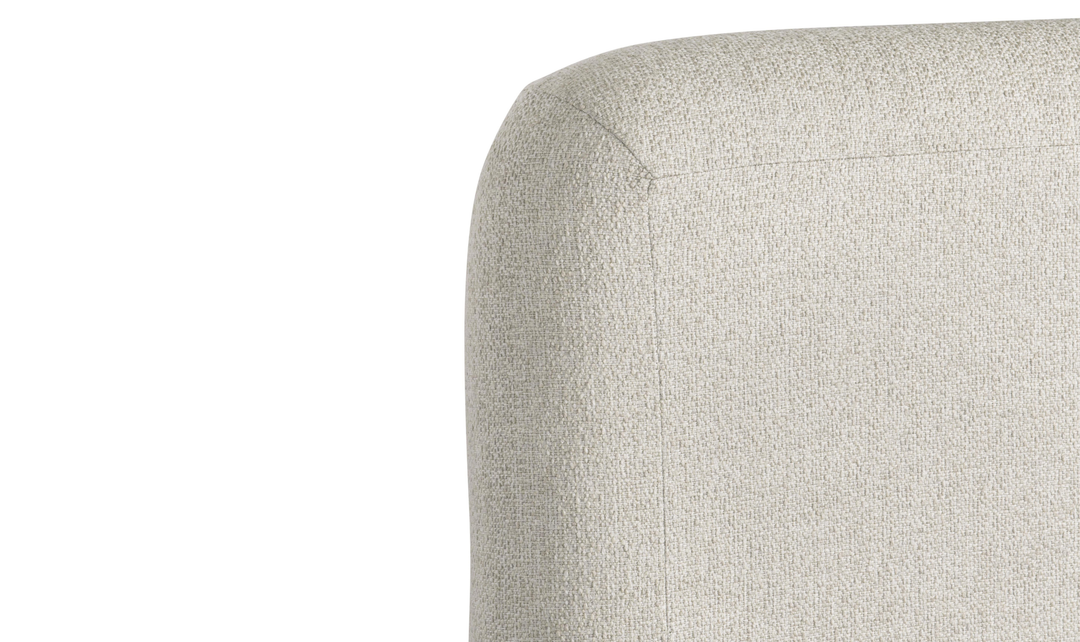 Bernhardt Antibes Lushy Upholstered Panel Bed with Rounded Panels