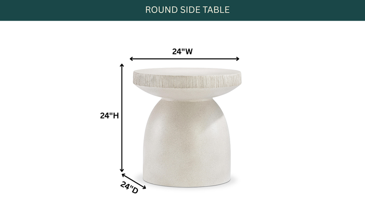 Bernhardt Antibes Round Side Table-Jennifer