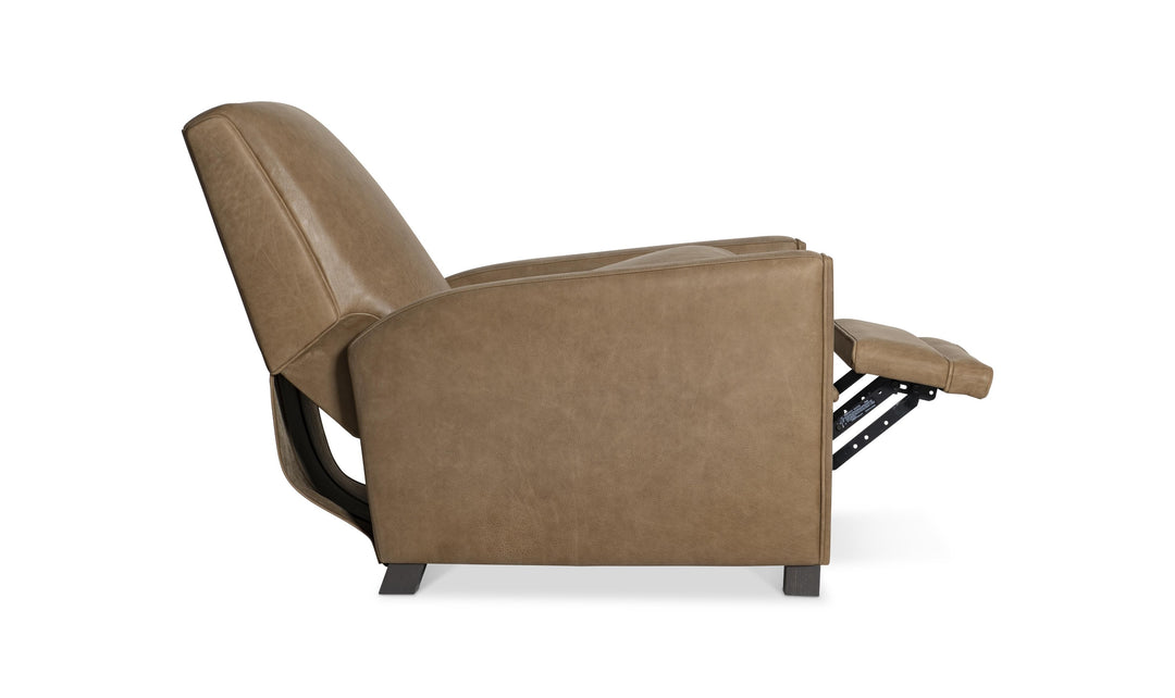 Bernhardt Bastille Tailored Leather Push-Back Recliner Chair-Jennifer