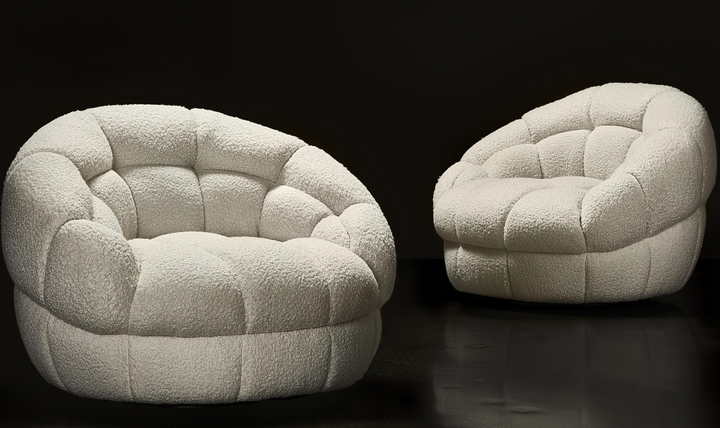 Bernhardt Coco Fabric Swivel Chair-Jennifer