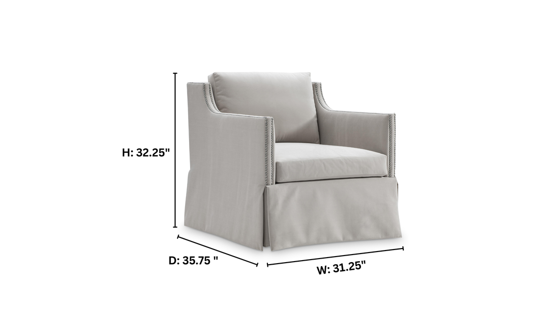 Bernhardt Delaney Fabric Swivel Chair-JenniferFurniture