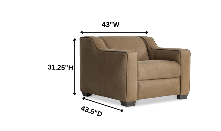 Bernhardt Flynn Leather Power Motion Chair