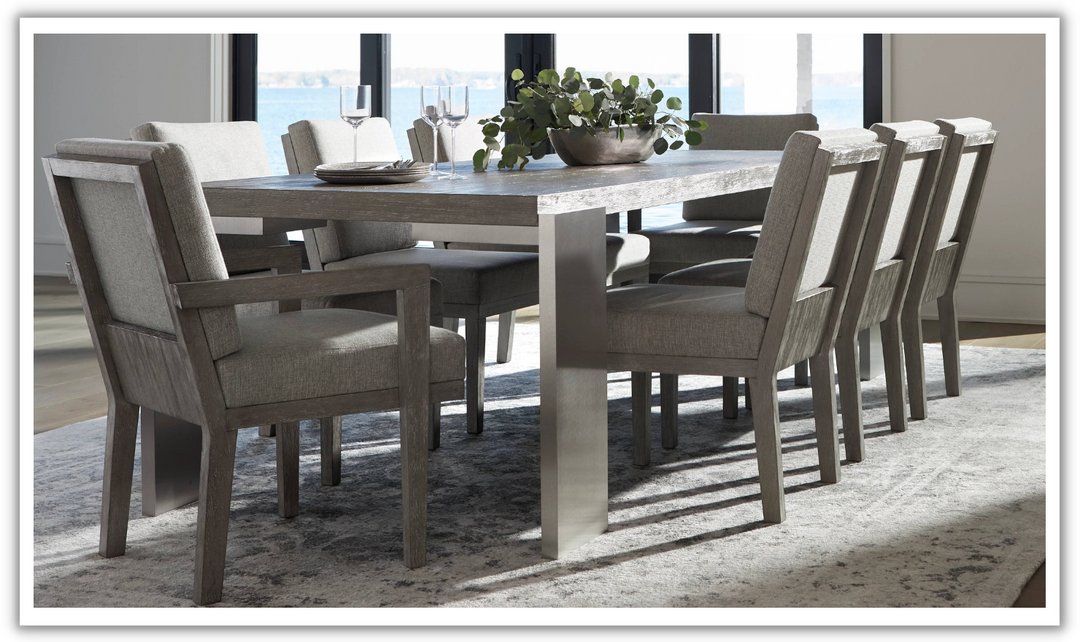 Bernhardt Foundations Rectangle Dining Table with Adjustable Glides