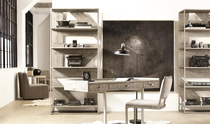 Bernhardt Highland Park Polk Rustic Wood Etagere-Jennifer Furniture
