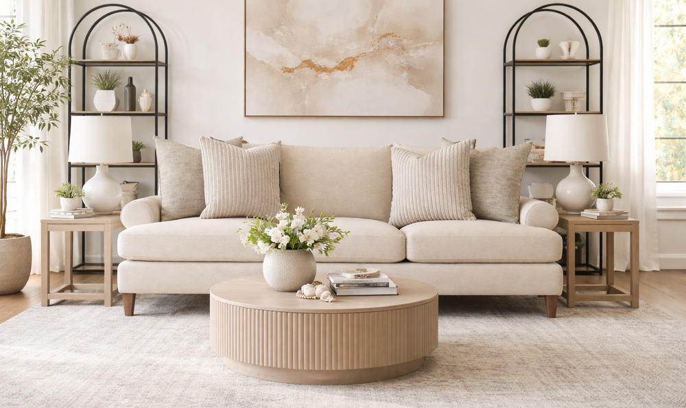 Bernhardt Isabella 3-Seater Fabric Sofa-Jennifer Furniture