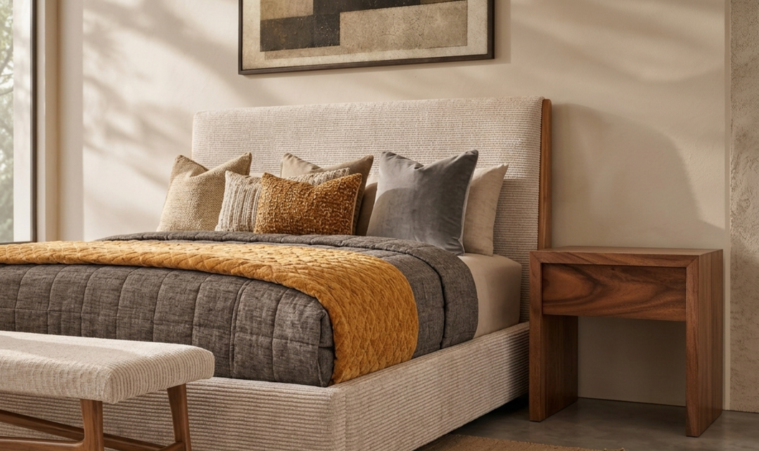 Bernhardt Loft Brasea Suar Wood Nightstand Collection with USB Charging-Jennifer