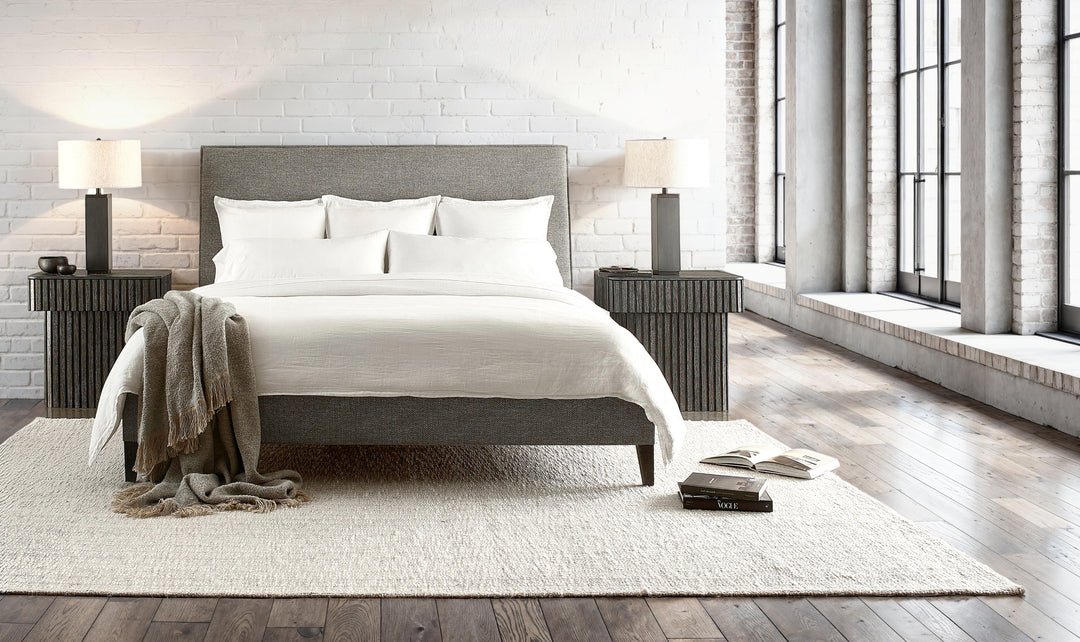 Bernhardt Loft Menton Fabric Upholstered Panel Bed-Jennifer