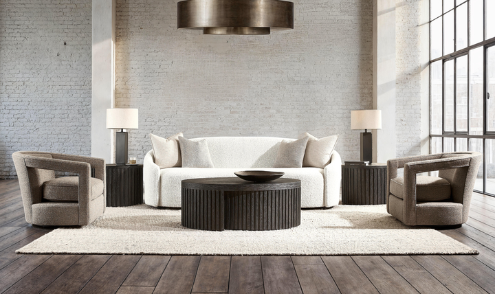 Bernhardt Loft Menton Ovel Cocktail Table-Jennifer Furniture