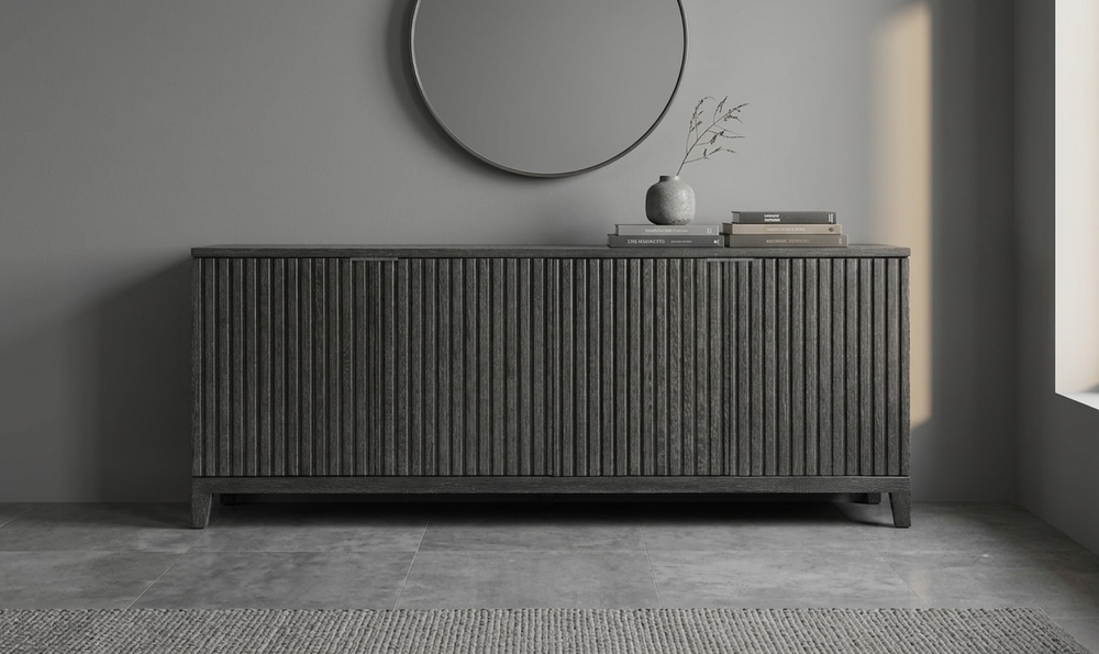 Bernhardt Loft Menton Wood Entertainment Credenza-Jennifer