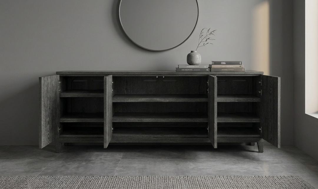 Bernhardt Loft Menton Wood Entertainment Credenza-Jennifer