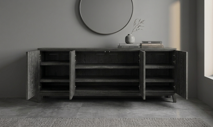 Bernhardt Loft Menton Wood Entertainment Credenza-Jennifer
