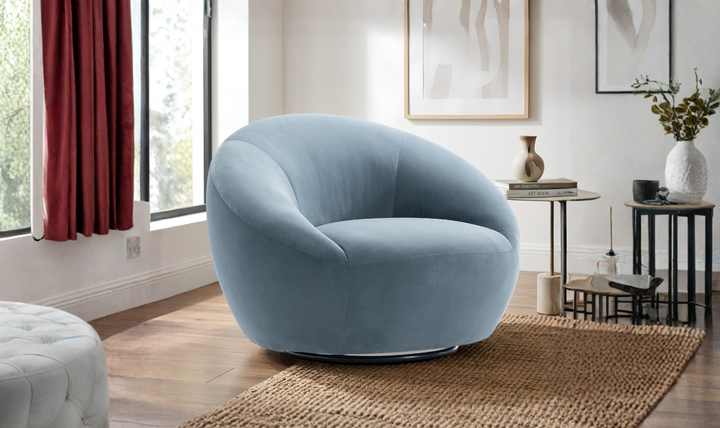 Bernhardt Loft Rizz Fabric Swivel Chair
