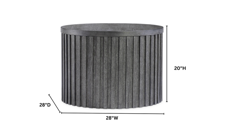 Bernhardt Menton Round Side Table- Jennifer Furniture