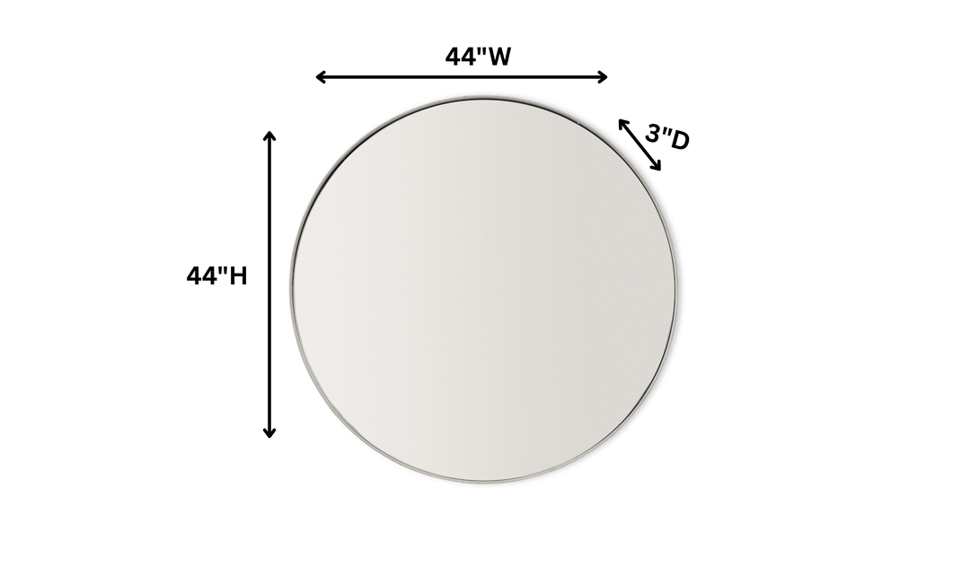 Bernhardt Oakley Round Framed Mirror