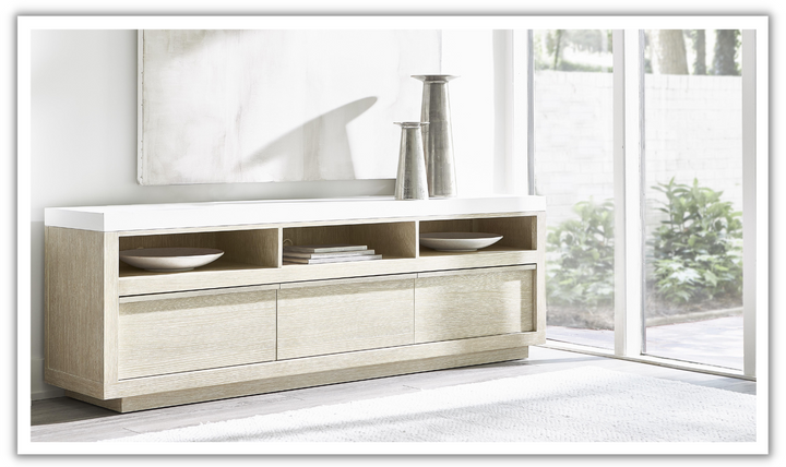 Bernhardt Solaria2 Entertainment Credenza with Adjustable Shelves