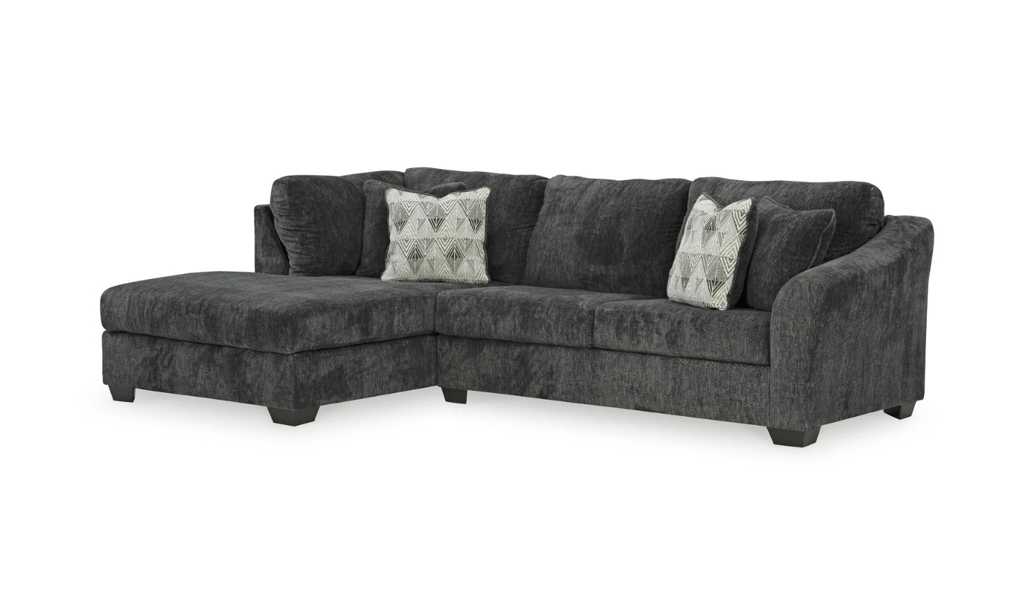 Modern Heritage Biddeford 2-Piece Fabric Sectional Sofa With Chaise