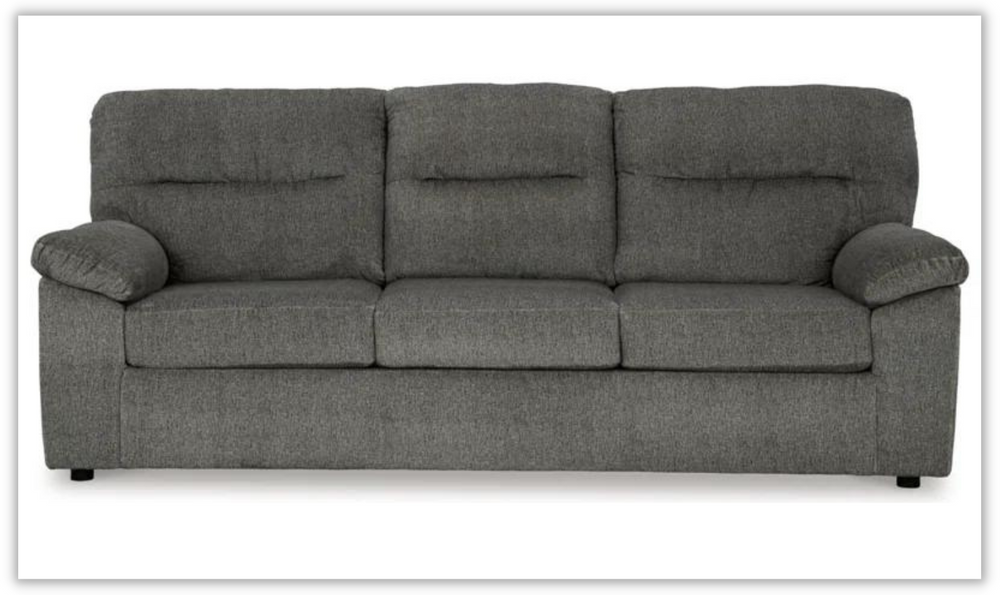 Bindura 97'' Fabric Pillow Top Arm Sofa with Built-in USB Port
