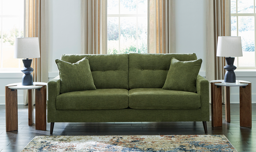 Bixler 3 Seat Stationary Sofa With Tufted Back