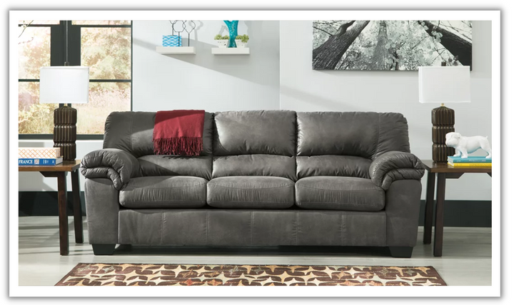 Bladen 90” Faux Leather Sofa