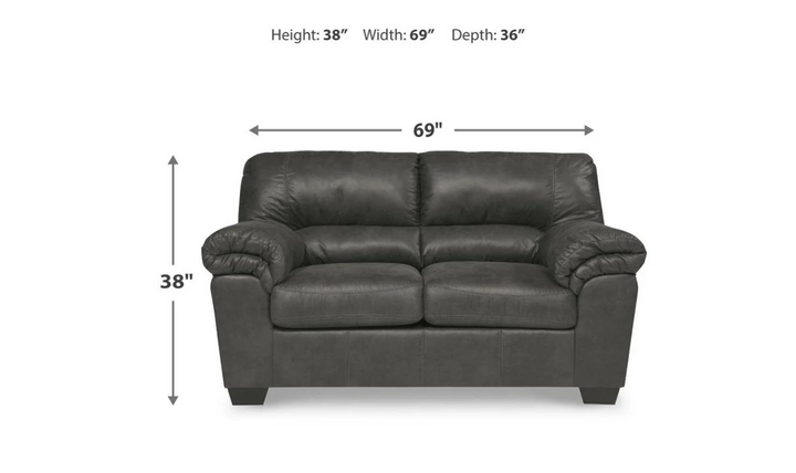 Modern Heritage Bladen Stationary Loveseat with Cushions Arms