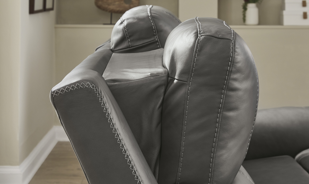 Modern Heritage Bleckley Power Recliner Loveseat With Adjustable Headrest - Jennifer Furniture