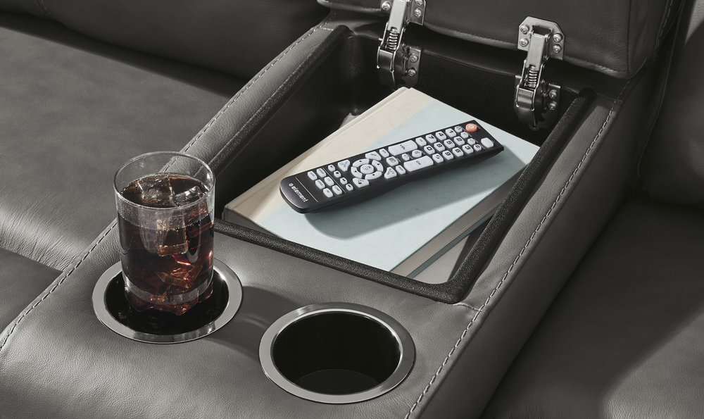 Modern Heritage Bleckley Power Recliner Loveseat With Adjustable Headrest - Jennifer Furniture