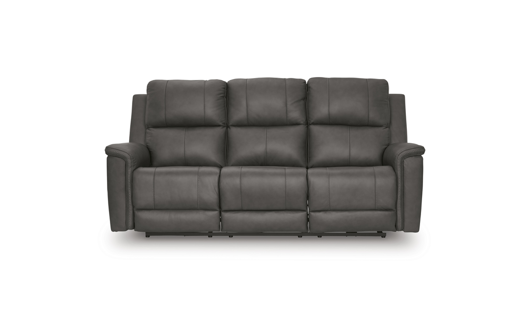 Modern Heritage Bleckley Power Recliner Sofa With Adjustable Headrest