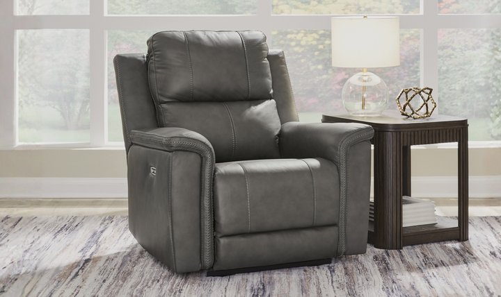 Modern Heritage Bleckley Power Recliner Chair with Adjustable Headrest