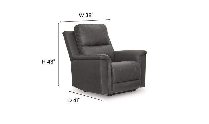 Modern Heritage Bleckley Power Recliner Chair with Adjustable Headrest