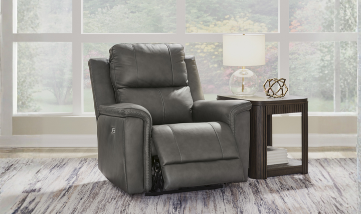 Modern Heritage Bleckley Power Recliner Chair with Adjustable Headrest