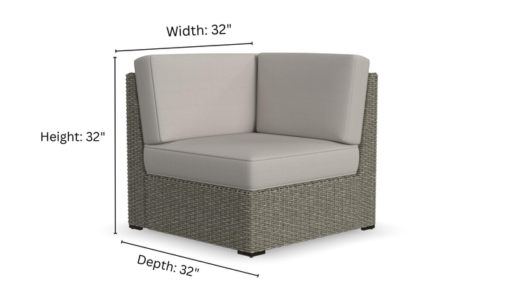 Boca Raton Outdoor Sectional Side Chair By Homestyles