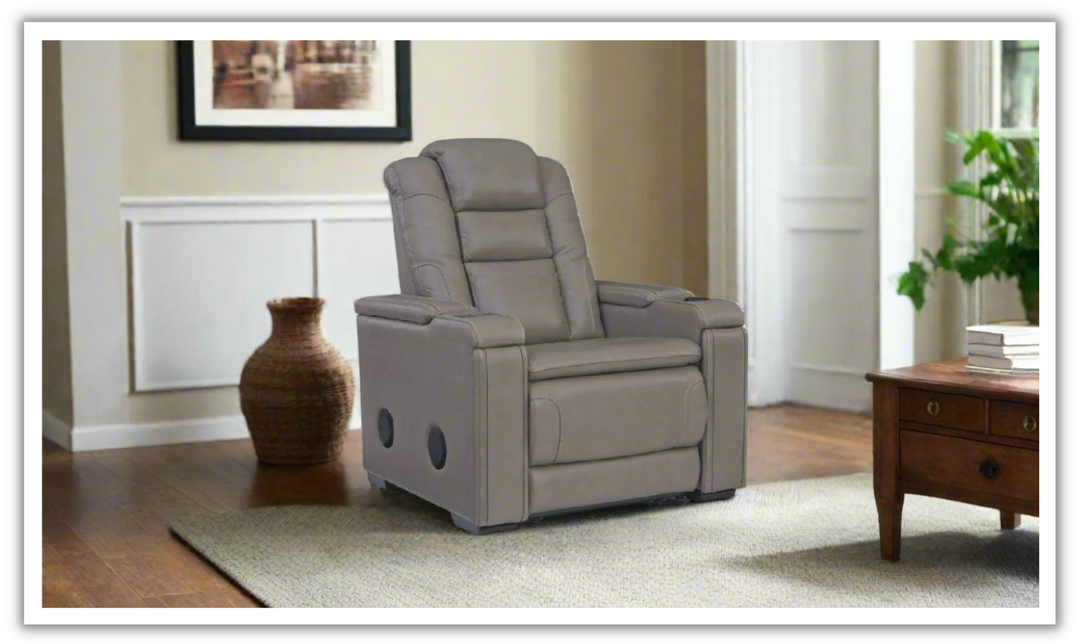 Boerna Power-Reclining Chair with Adjustable Headrest-jennifer furniture