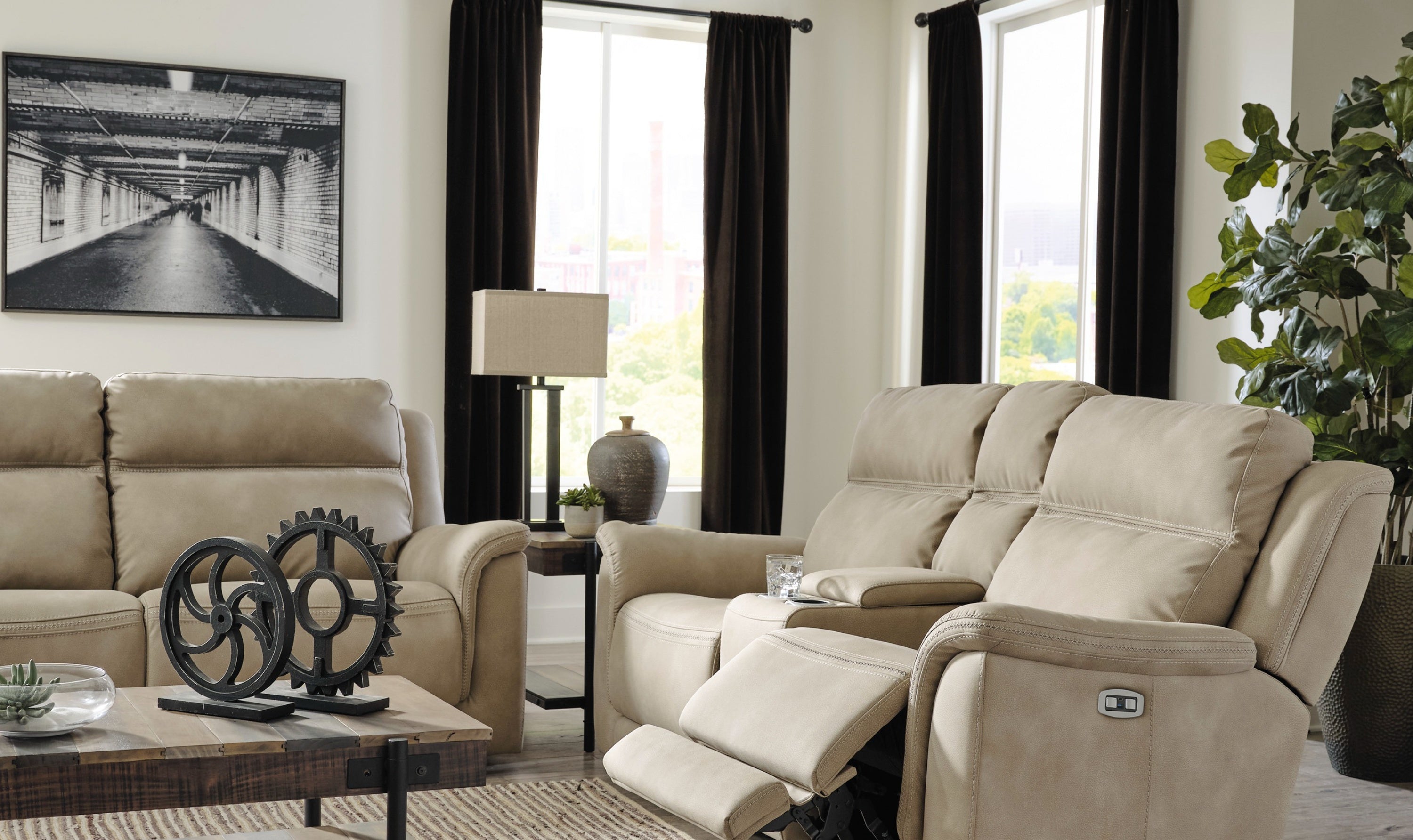 Brandon Next-Gen DuraPella Power-Reclining Sofa-Jennifer Furniture
