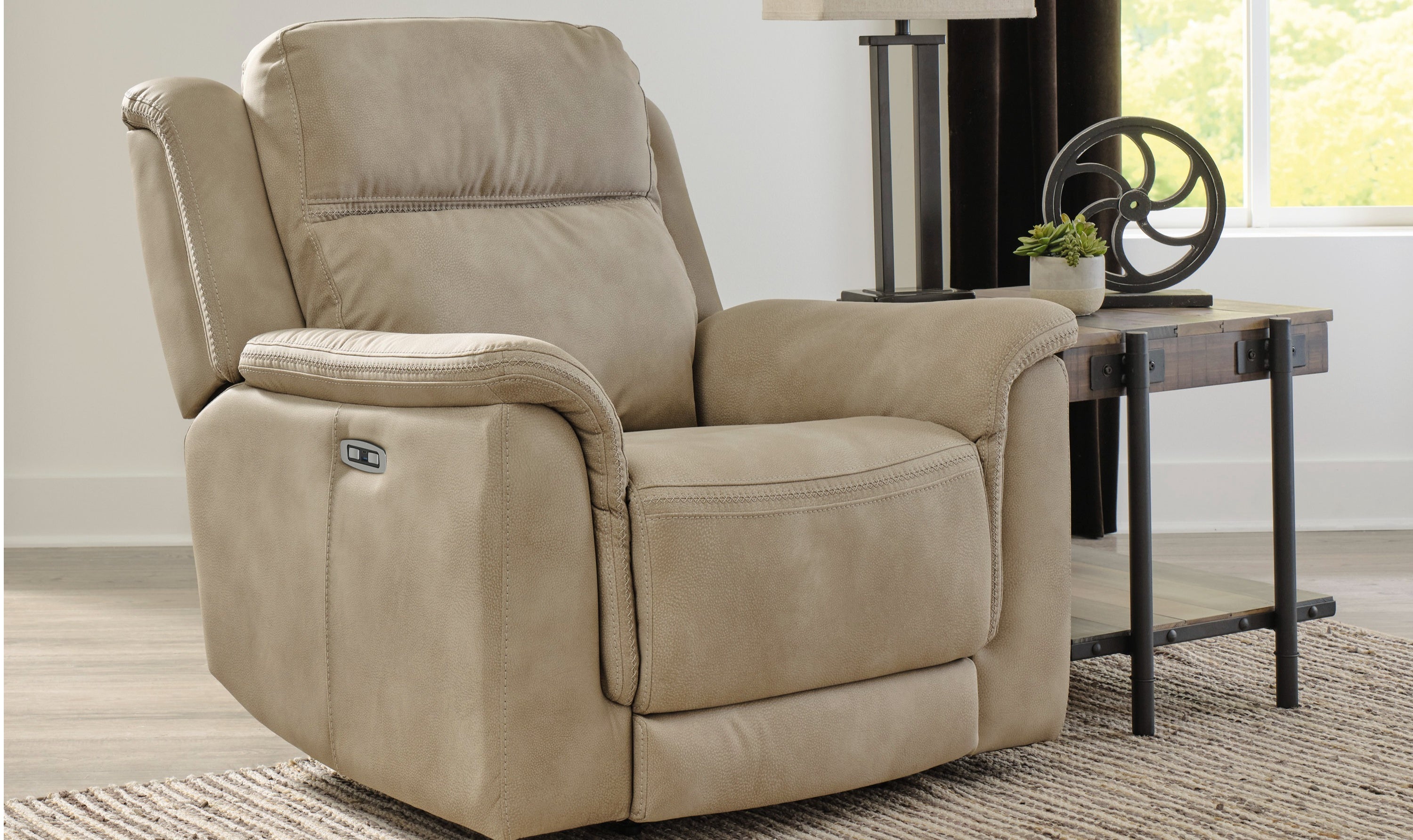 Brandon Power Recliner Chair with Adjustable Headrest & USB Port-Jennifer Furniture