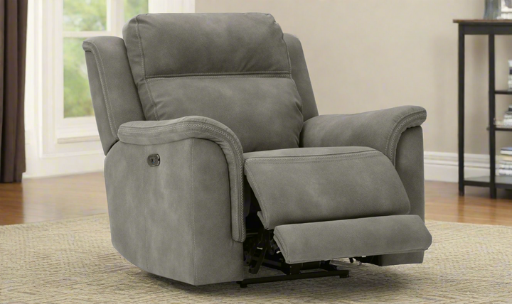 Brandon Power Recliner with Adjustable Headrest & USB Port-Jennifer Furniture