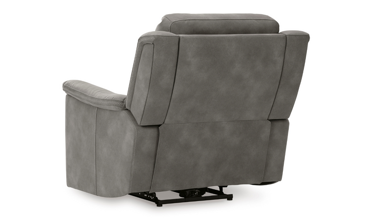 Brandon Power Recliner with Adjustable Headrest & USB Port-Jennifer Furniture
