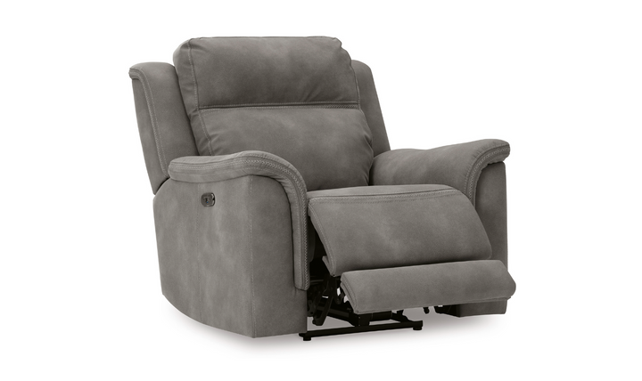 Brandon Power Recliner with Adjustable Headrest & USB Port-Jennifer Furniture