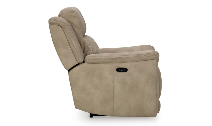 Brandon Power Recliner with Adjustable Headrest & USB Port-Jennifer Furniture
