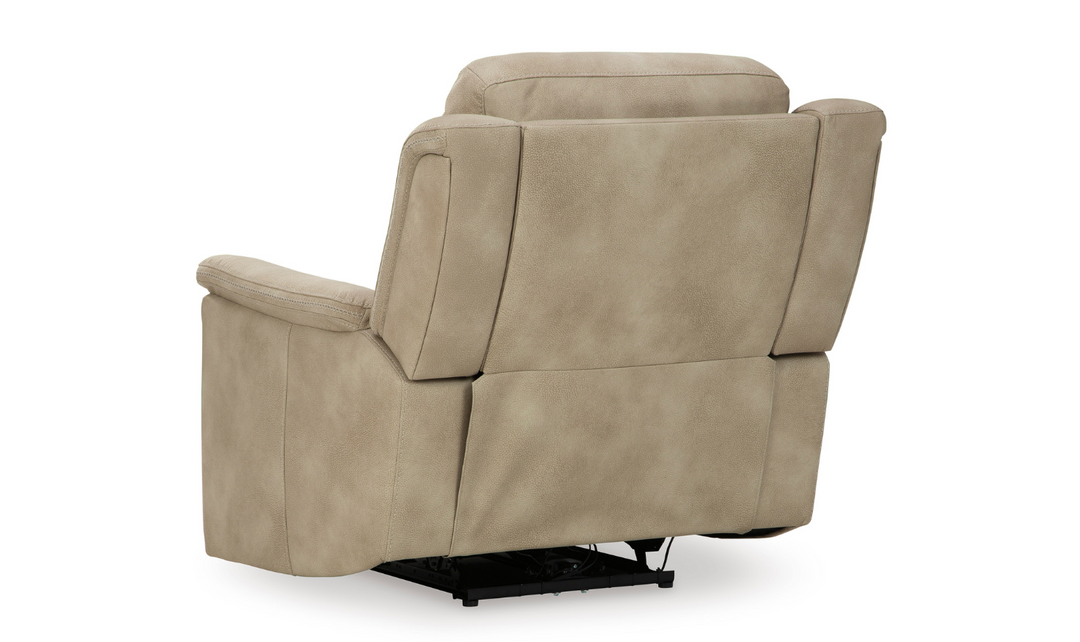 Brandon Power Recliner with Adjustable Headrest & USB Port-Jennifer Furniture