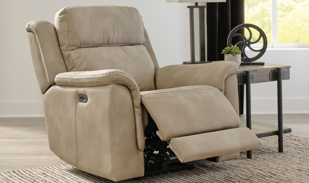 Brandon Power Recliner with Adjustable Headrest & USB Port-Jennifer Furniture