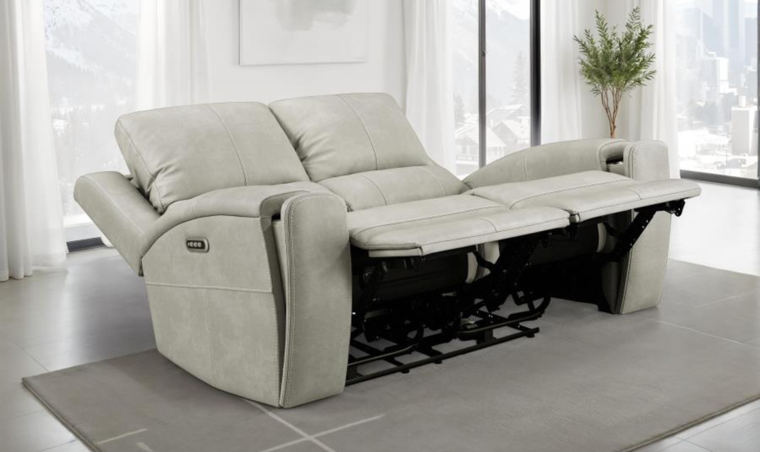 Modern Furniture Brickston Leather Zero Gravity Reclining Living Room Set