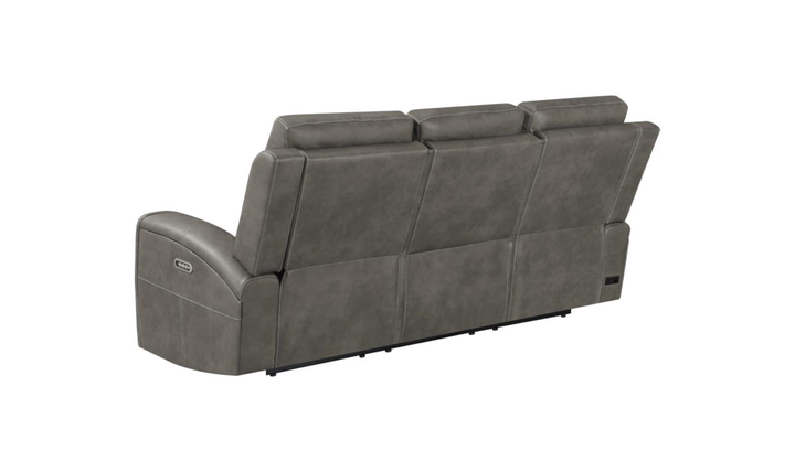 Modern Furniture Brickston Leather Zero Gravity Reclining Living Room Set
