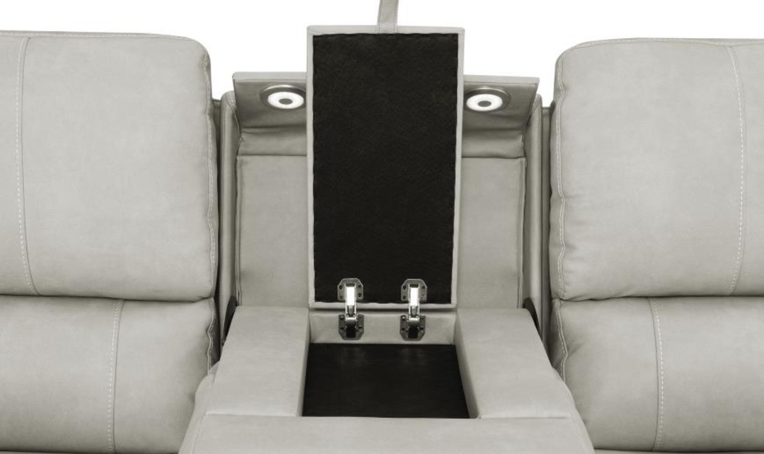 Modern Furniture Brickston Leather Zero Gravity Reclining Living Room Set