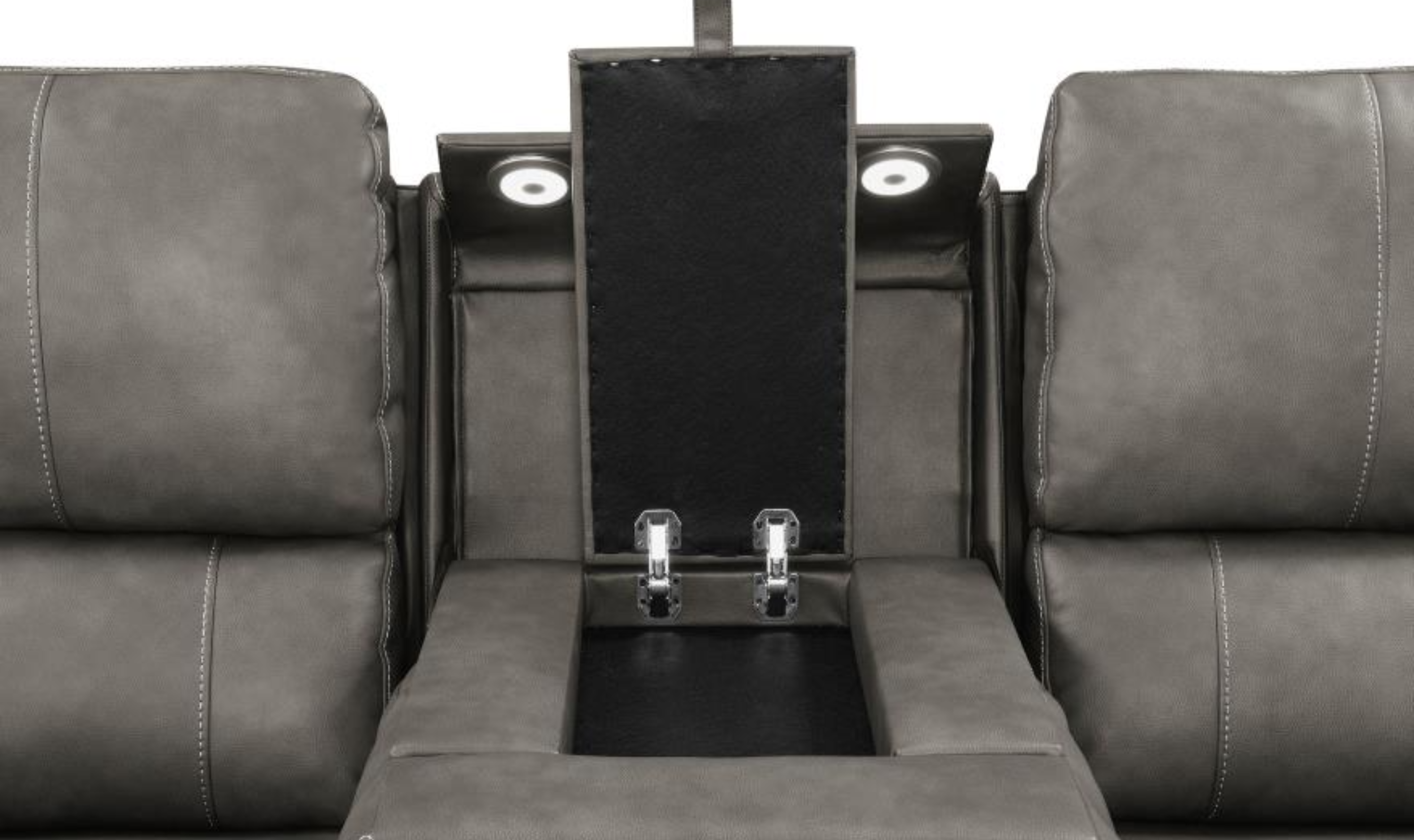 Modern Furniture Brickston Leather Zero Gravity Reclining Living Room Set