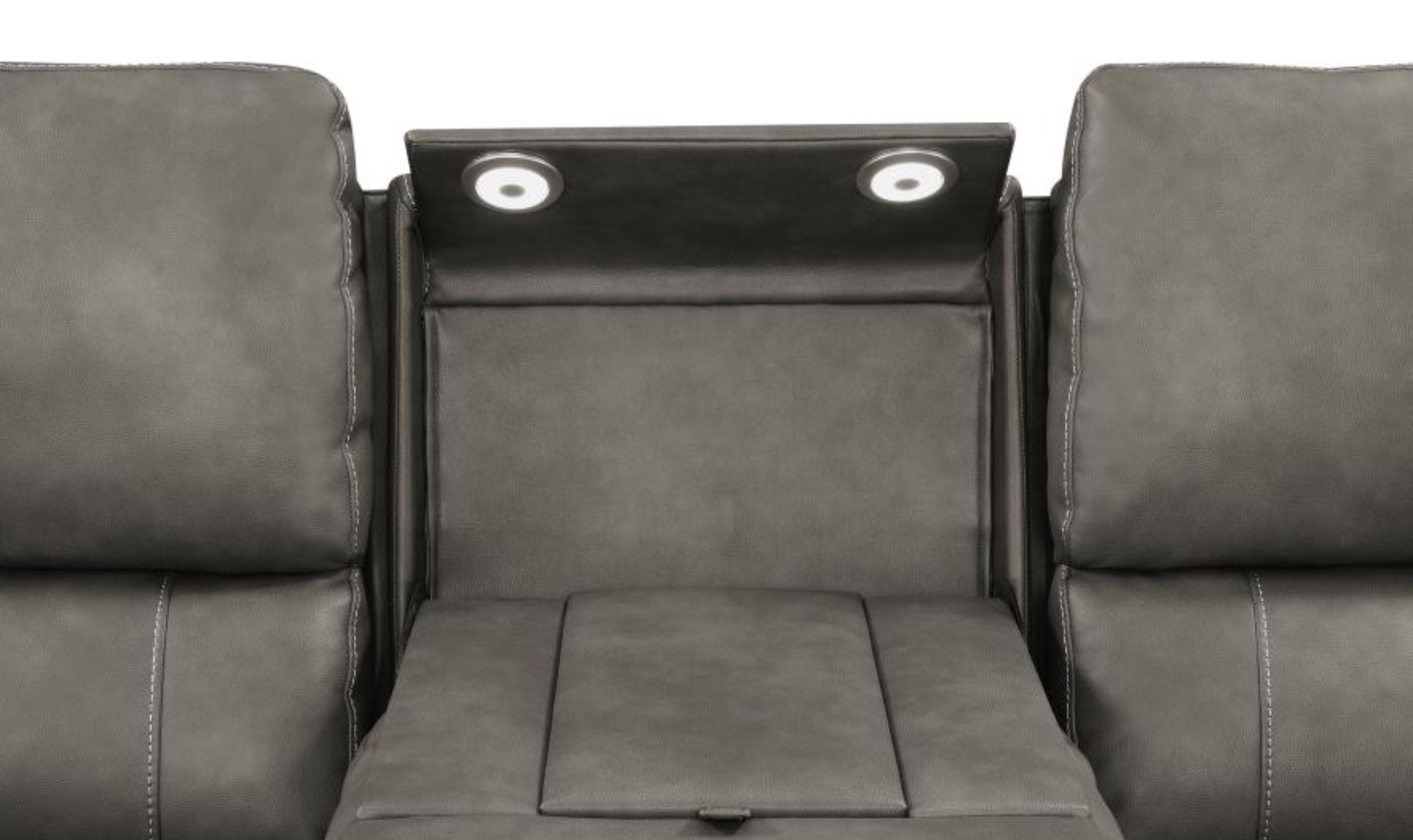 Modern Furniture Brickston Leather Zero Gravity Reclining Living Room Set