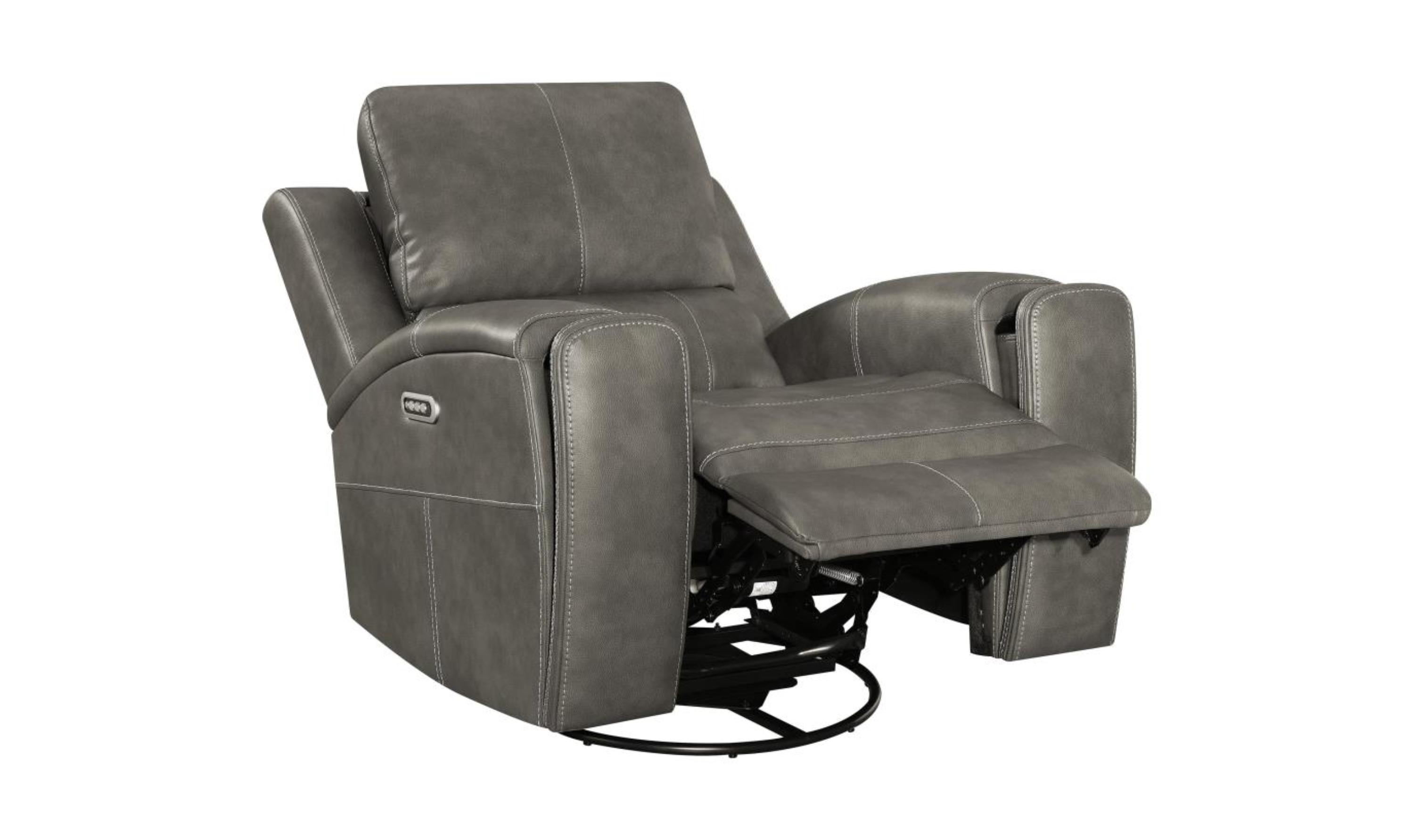 Modern Furniture Brickston Leather Zero Gravity Reclining Living Room Set