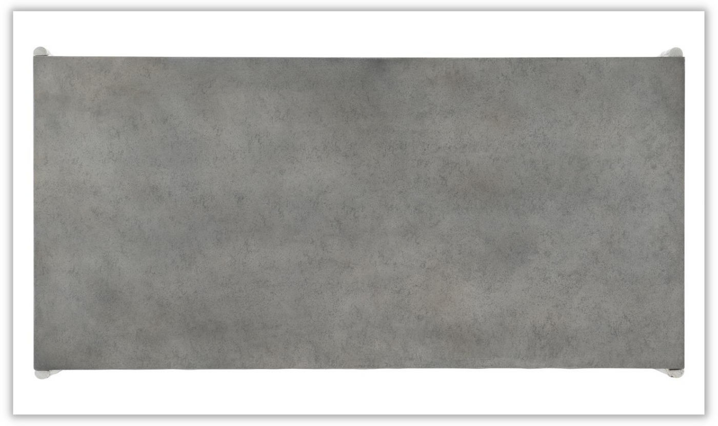 Brisbane Gray Outdoor Rectangle Concrete Cocktail Table