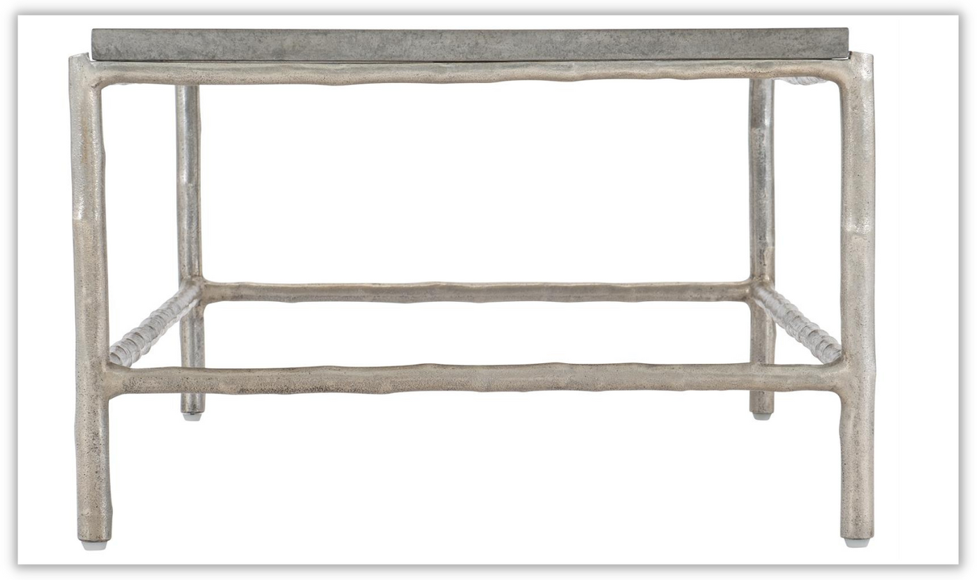 Brisbane Gray Outdoor Rectangle Concrete Cocktail Table
